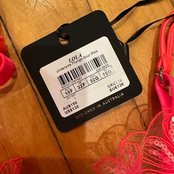 Honey Birdette Lola Floral Lace Bra - Picture 3 of 4